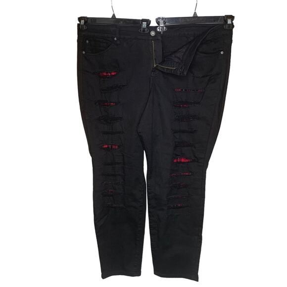 Torrid Premium Skinny Jeans 5 Working Pocket Belt Loops Size 26R Black - Picture 4 of 15